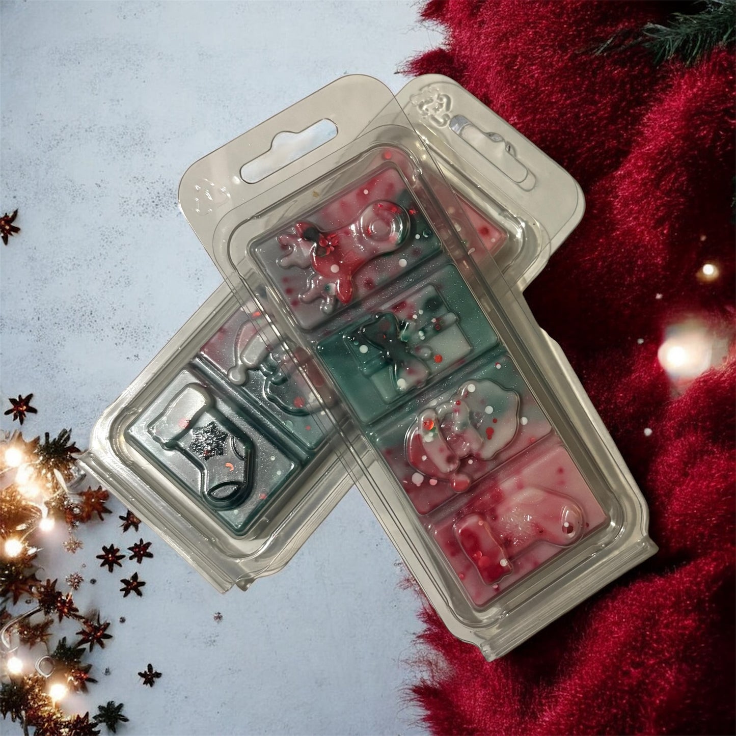 Candy Cane & Christmas Magic Wax Snap Bar