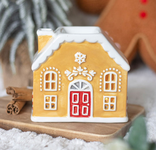 Candy Cane Gingerbread House Oil & Wax Warmer