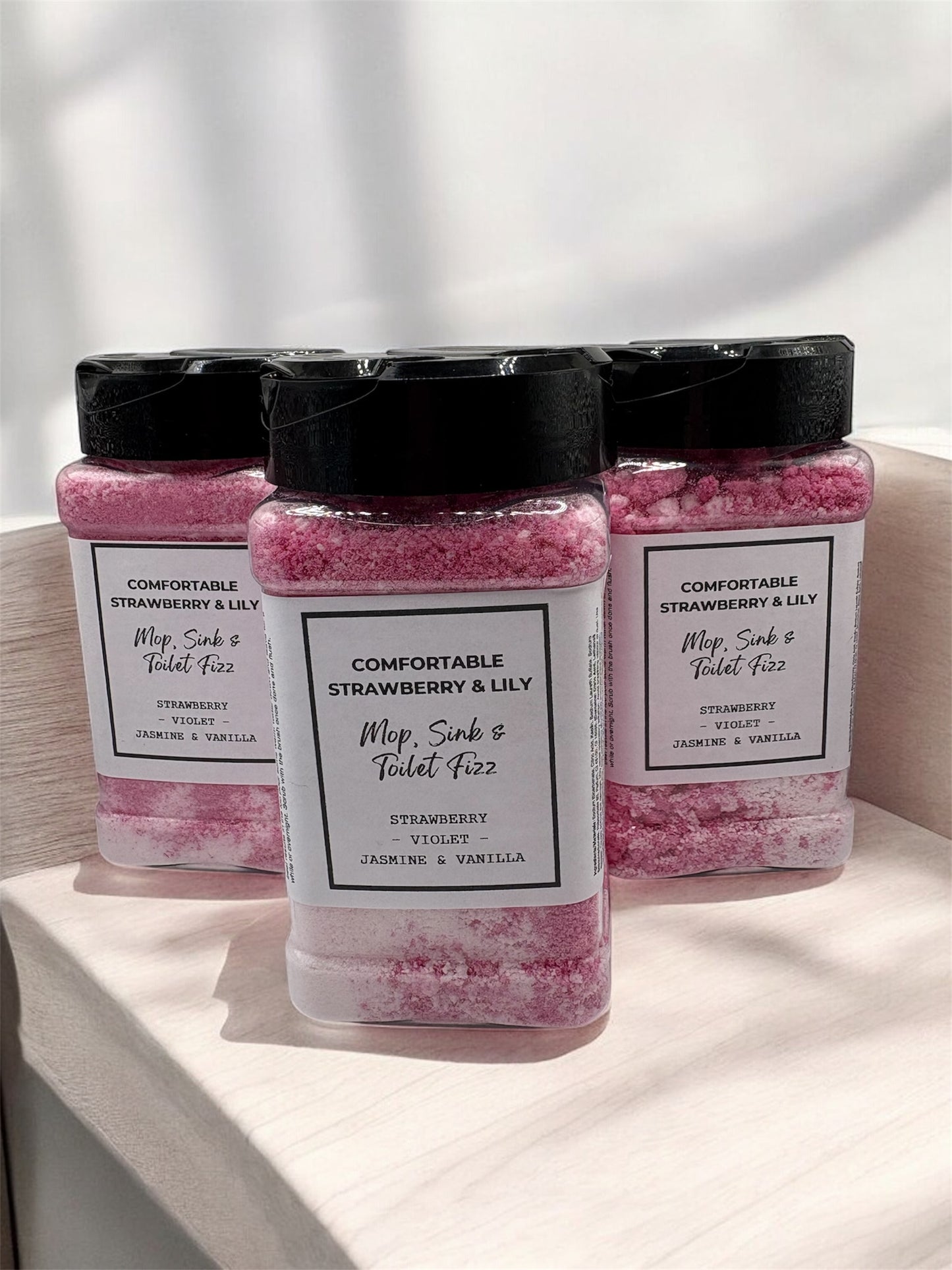 Comfy Strawberry & Lily Toilet, Mop & Sink Fizz